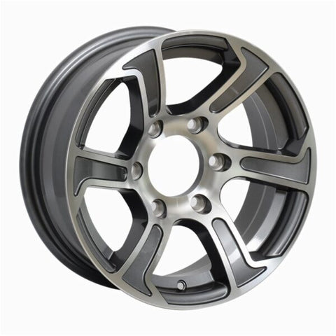 Aluminum Trailer Rims 14" 15" 16" – 5, 6 & 8 Lug Alloy Wheels for Utility, Boat & Cargo Trailers - with 235/85R16 & 235/80R16 16" x 6" - 6 Lug | Sold by Uncle Wiener's Wholesale