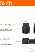Amazon Basics 3 - Piece All - Weather Heavy Duty, Full Set Rubber Floor Mats for Universal Fit in Cars, SUVs, and Trucks, Black, Trim to Fit - with | Sold by Uncle Wiener's Wholesale