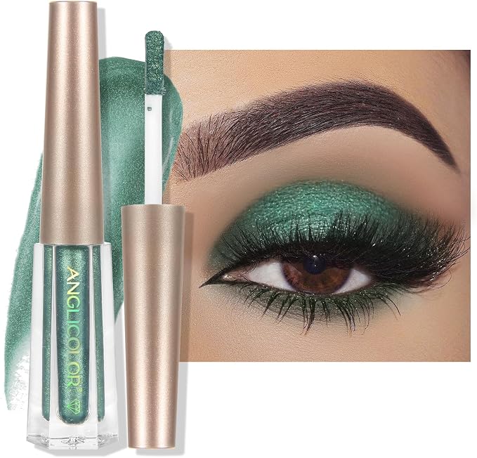 Anglicolor Glitter Eyeshadow – Long Lasting Shimmer Eye Shadow, Sparkling Metallic Makeup for Women - Home products with | Sold by Uncle Wiener's Wholesale