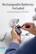 Anker Charging Dock for Oculus Quest 2, Oculus Certified Charging Station Stand Set, Headset Display Holder and Controller Mount Station with 2 Rechargeable Batteries, USB - C Charger and Cable - with | Sold by Uncle Wiener's Wholesale