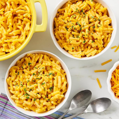 Annie’s Classic Cheddar Macaroni & Cheese 680g – 4-Pack Mac & Cheese with Real Cheese, 80% Organic Ingredients - Snack with | Sold by Uncle Wiener's Wholesale