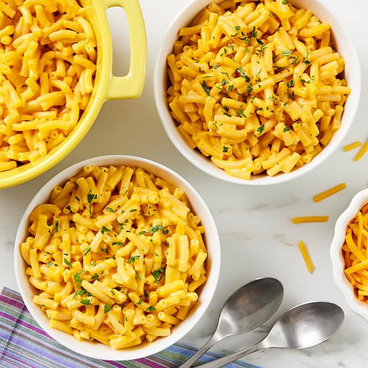 Annie’s Classic Cheddar Macaroni & Cheese 680g – 4-Pack Mac & Cheese with Real Cheese, 80% Organic Ingredients - Snack with | Sold by Uncle Wiener's Wholesale