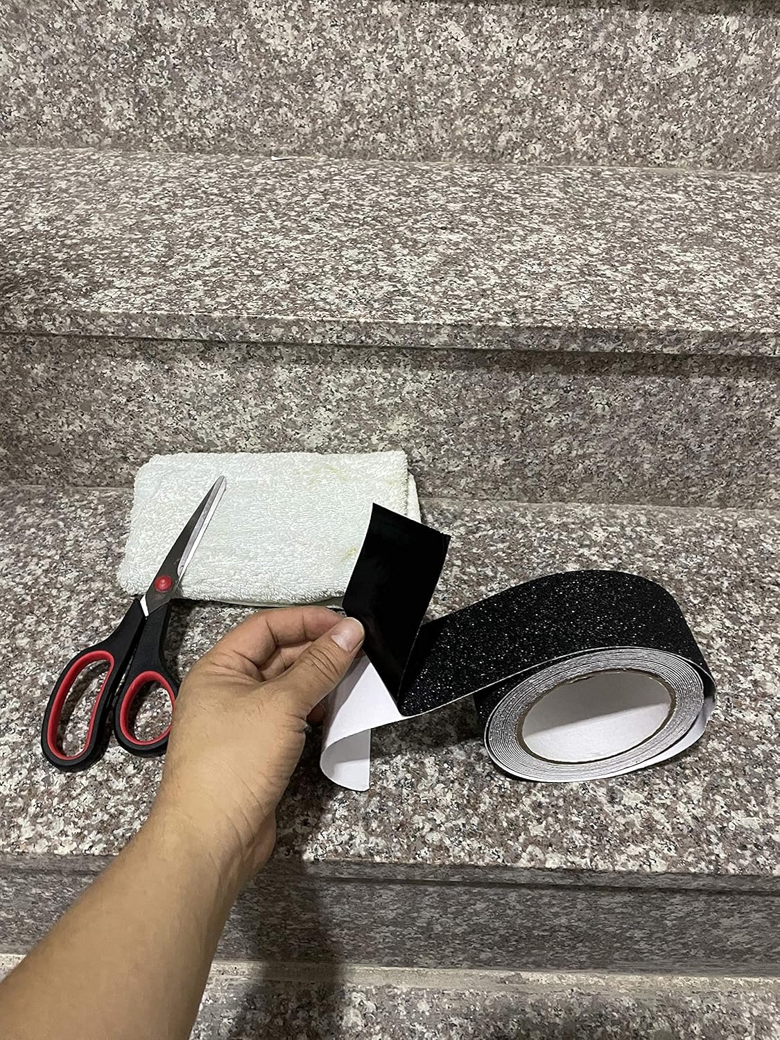 Anti - Slip Tape 2" x 35 FT – High - Traction Safety Grip Tape (Black) LXPT101B - with | Sold by Uncle Wiener's Wholesale