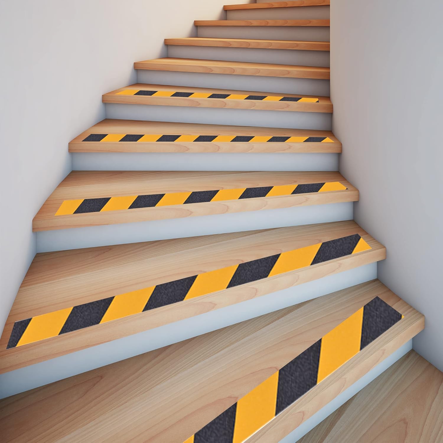 Anti - Slip Tape 2" x 60 FT – High - Visibility Yellow & Black Safety Tape LXPT101D - with | Sold by Uncle Wiener's Wholesale