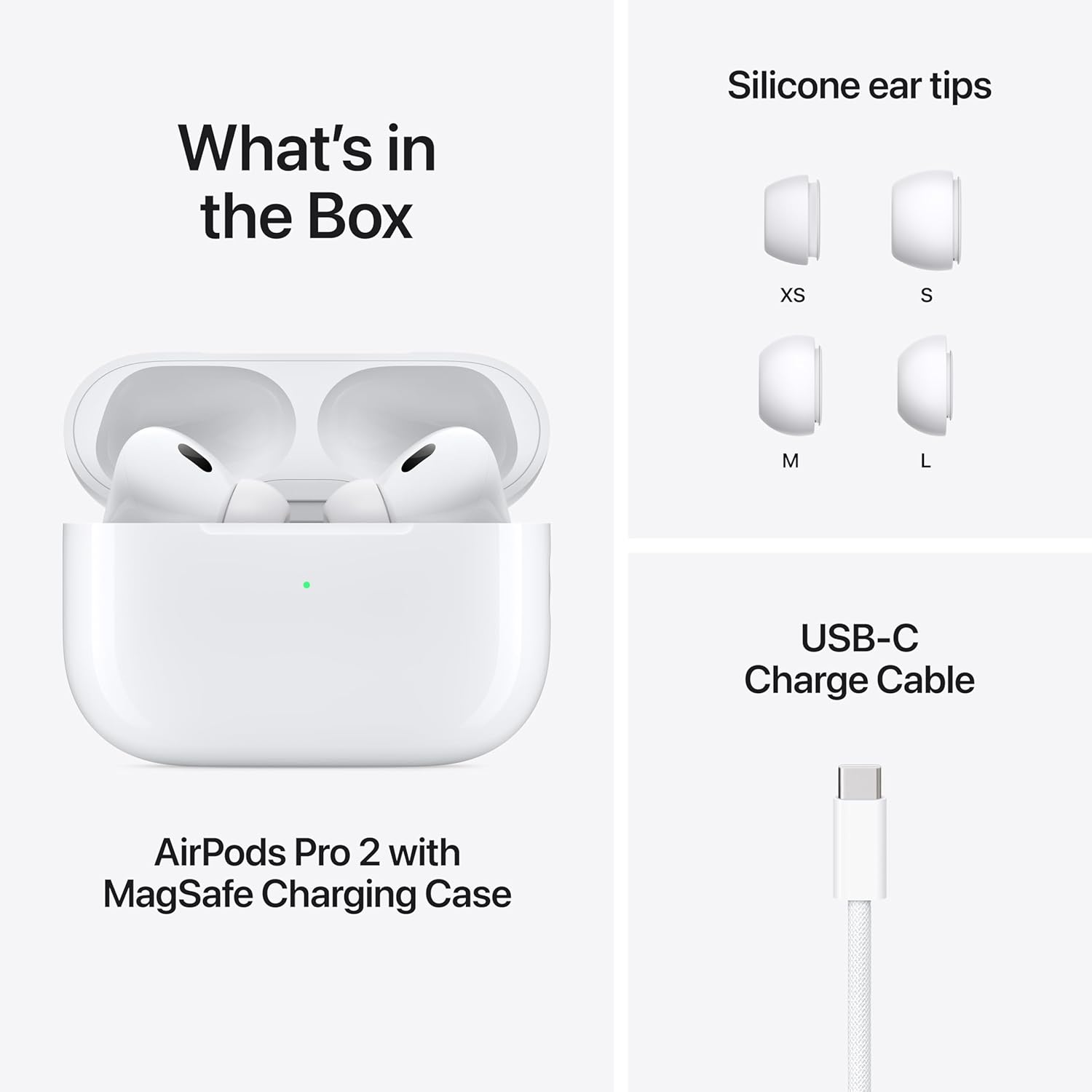 Apple AirPods Pro (2nd Generation) with USB - C Charging Case – Open Box - with | Sold by Uncle Wiener's Wholesale