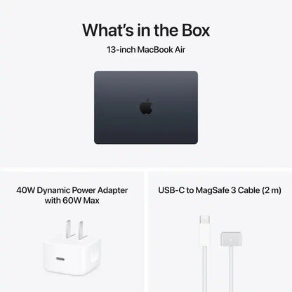 Apple MacBook Air 13.6" Laptop – M5 Chip, 16GB Memory, 512GB SSD, Midnight - Electronics with | Sold by Uncle Wiener's Wholesale