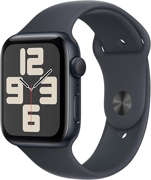 Apple Watch SE 2nd Gen GPS 44mm Smartwatch with Midnight Sport Band - Midnight - Electronics with | Sold by Uncle Wiener's Wholesale