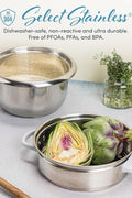 Aroma Housewares 14 - Cup (Cooked) / 3Qt. Select Stainless Pot - Style Rice Cooker, & Food Steamer, One - Touch Operation, Automatic Keep Warm Mode, White (ARC - 757 - 1SG) - with | Sold by Uncle Wiener's Wholesale