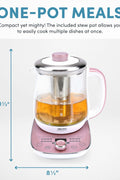 Aroma Professional AWK - 701 Nutri Kettle 1.5L Pink, used - with | Sold by Uncle Wiener's Wholesale
