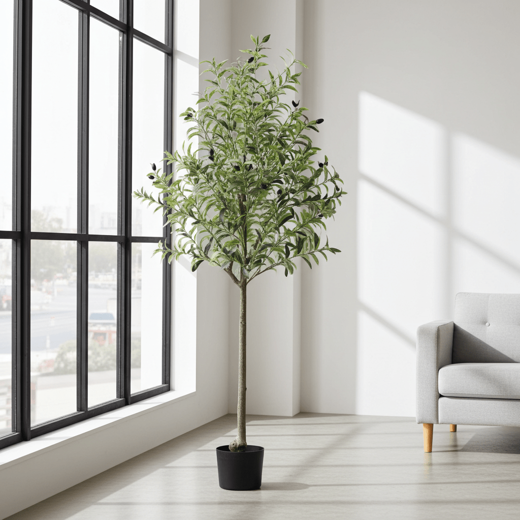 Artificial Silk Plants & Tropical Trees (Multiple Models) - General Equipment with 2 - Pack Potted Faux Eucalyptus Plants | Sold by Uncle Wiener's Wholesale