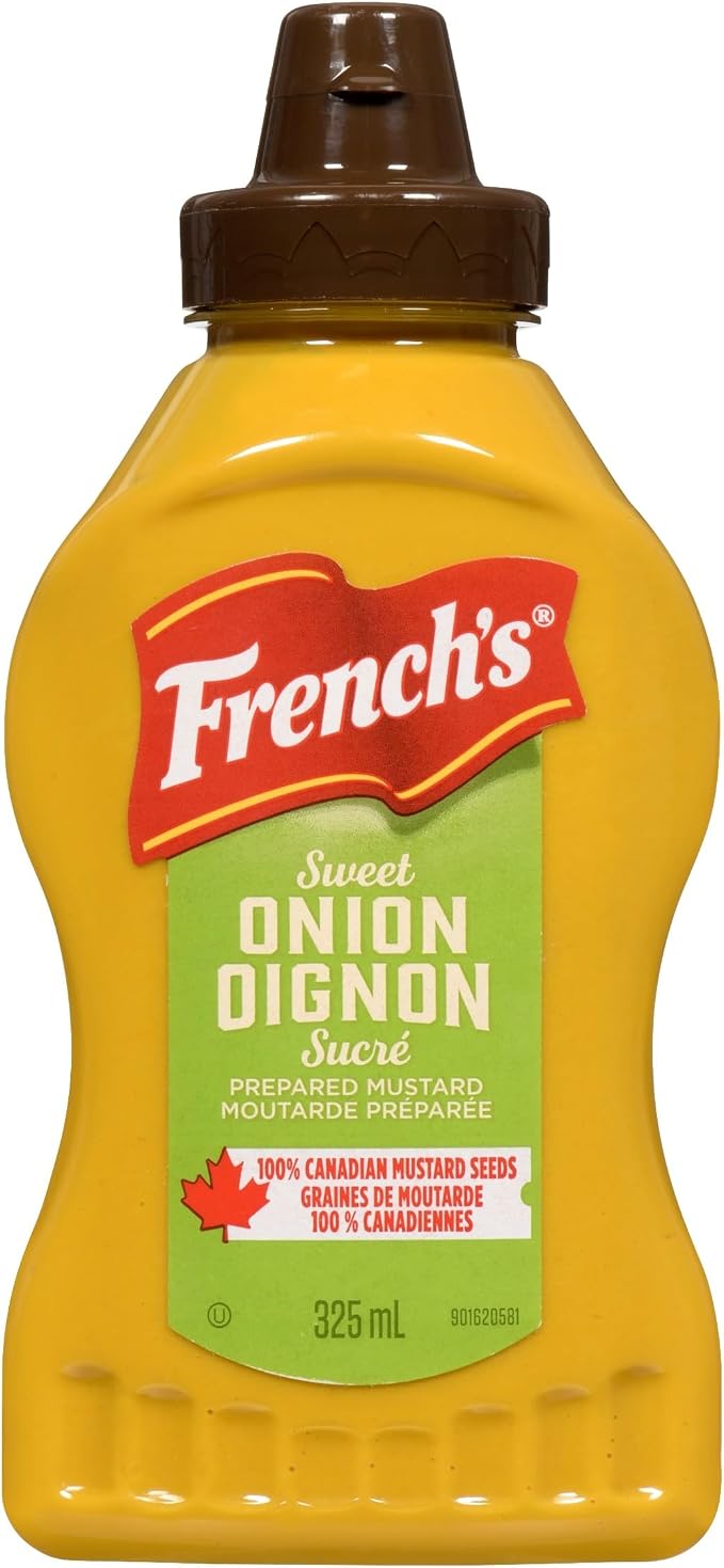 Assorted Sauces & Condiments – Assorted Brands | BBQ Sauce, Dipping Sauce, Marinades & Cooking Sauces - Snack with French's Prepared Mustard Sweet Onion | Sold by Uncle Wiener's Wholesale