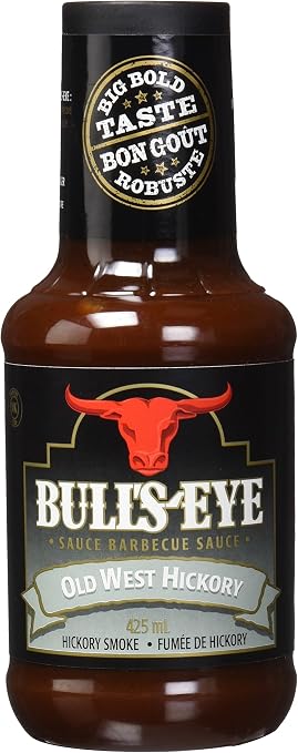 Assorted Sauces & Condiments – Assorted Brands | BBQ Sauce, Dipping Sauce, Marinades & Cooking Sauces - Snack with Bull's-Eye Hickory BBQ Sauce 425mL | Sold by Uncle Wiener's Wholesale