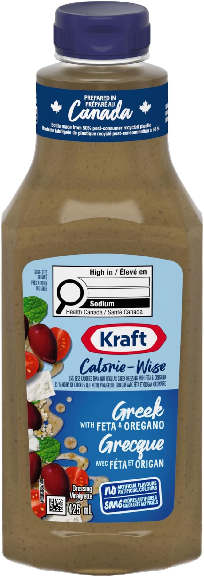 Assorted Sauces & Condiments – Assorted Brands | BBQ Sauce, Dipping Sauce, Marinades & Cooking Sauces - Snack with Kraft Calorie-Wise Greek Salad Dressing with Feta and Oregano | Sold by Uncle Wiener's Wholesale