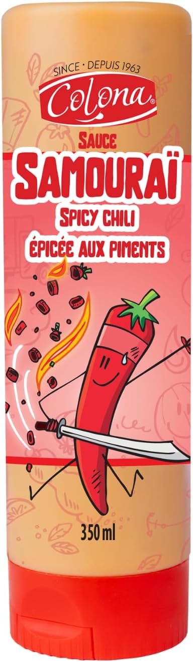 Assorted Sauces & Condiments – Assorted Brands | BBQ Sauce, Dipping Sauce, Marinades & Cooking Sauces - Snack with Colona Samurai Sauce with Spicy Chili | Sold by Uncle Wiener's Wholesale