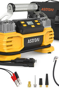 AstroAI Tyre Inflator Air Compressor 12V DC 160PSI with Screen, Heavy Duty Dual Cylinders & Dual Motors Car Tyre Pump for SUVs, RVs, ORVs, Trucks, Airbed, Preset&Auto Off - with | Sold by Uncle Wiener's Wholesale