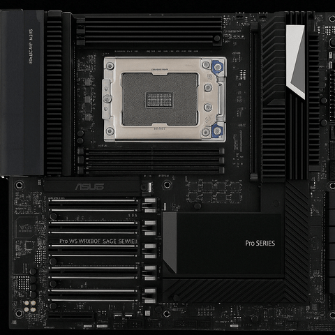 ASUS Pro WS WRX80E - SAGE SE WiFi II – AMD sWRX8 Threadripper PRO E - ATX Workstation Motherboard | Open Box - High - End Workstation Motherboard (sWRX8, ECC, 10G LAN, WiFi 6E) with BLACK | Sold by Uncle Wiener's Wholesale