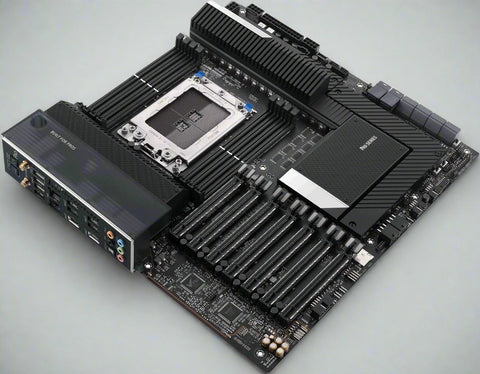 ASUS Pro WS WRX80E - SAGE SE WiFi II AMD WRX80 Ryzen™ Threadripper™ PRO Extended - ATX Workstation Motherboard - with BLACK | Sold by Uncle Wiener's Wholesale