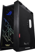 Asus ROG Strix Helios GX601 RGB Mid - Tower Computer Case for up to EATX Motherboards with USB 3.1 Front Panel, Smoked Tempered Glass, Brushed Aluminum and Steel Construction, and Four Case Fans, Black - with | Sold by Uncle Wiener's Wholesale
