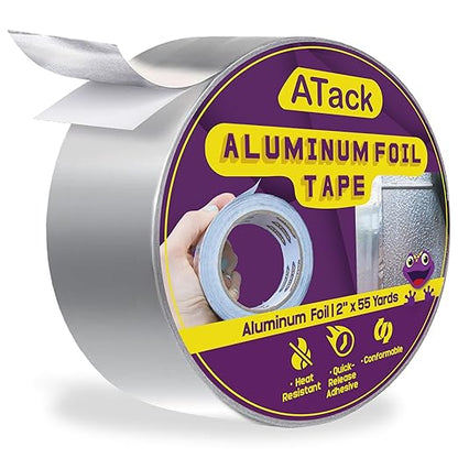 ATack & XFasten Professional Tape Collection – Mounting, Painter’s, Carpet, Gaffer & Aluminum Foil Tape Variants - with ATack Aluminum Foil Tape | Sold by Uncle Wiener's Wholesale