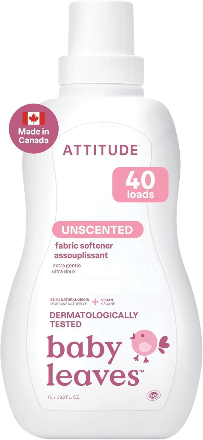 ATTITUDE Baby Fabric Softener Liquid 1L Plant and Mineral Based - with | Sold by Uncle Wiener's Wholesale