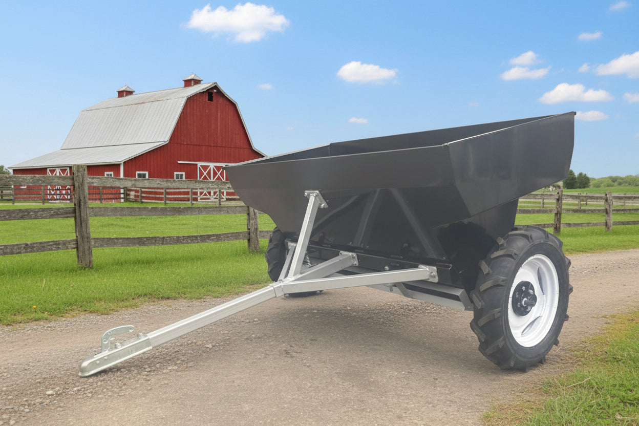 ATV Pull - Behind Sand & Salt Spreader Heavy Duty – TSS500 - with | Sold by Uncle Wiener's Wholesale