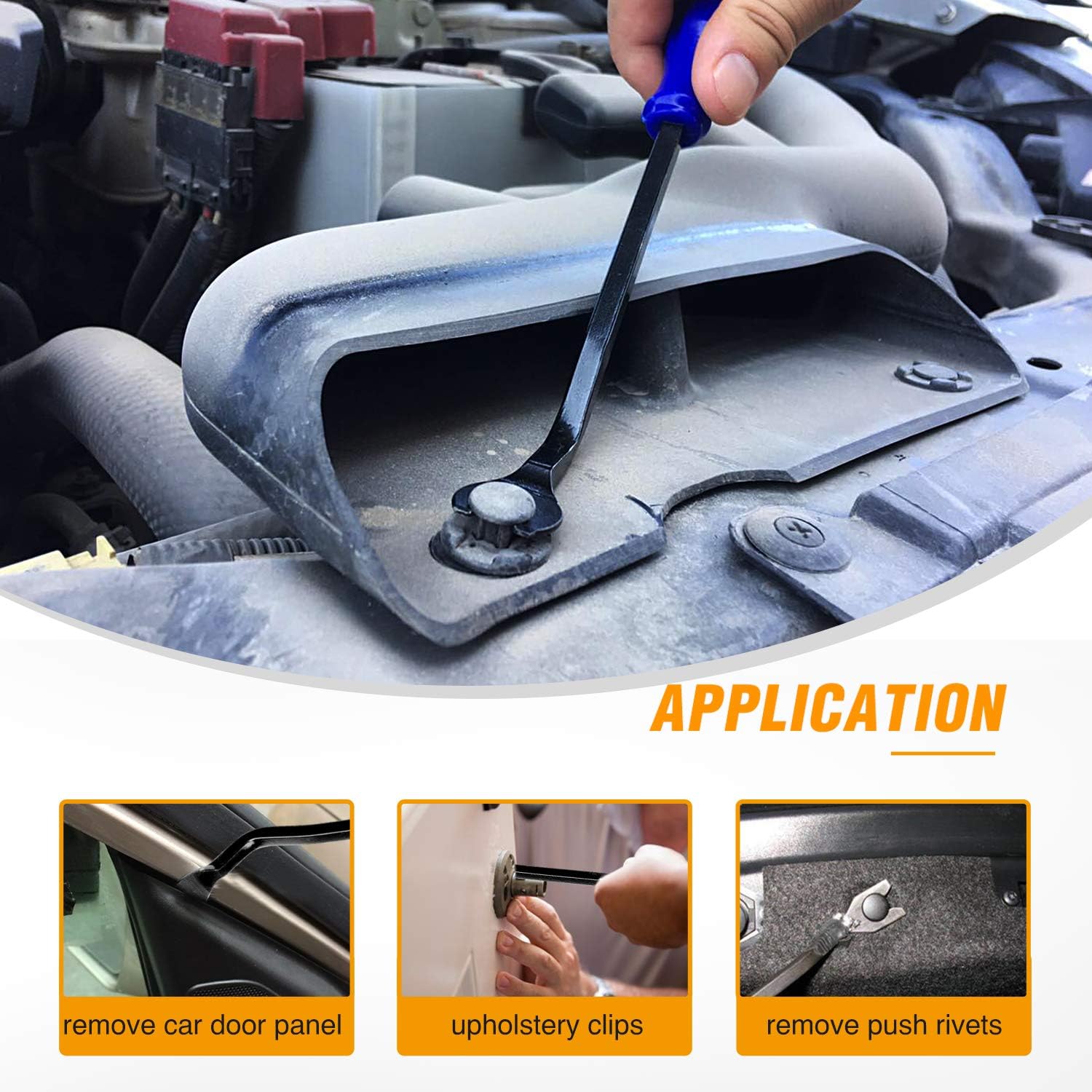 Auto Trim Removal Tool Kit 5PCS No Scratch Pry Tools Car Panel Dash RT5P12 - with | Sold by Uncle Wiener's Wholesale