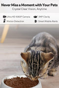 Automatic Cat Feeder with 2K Camera – 4L Smart Pet Food Dispenser (5GHz WiFi, Night Vision) - with | Sold by Uncle Wiener's Wholesale