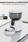 Automatic Cat Feeder with 2K Camera – 4L Smart Pet Food Dispenser (5GHz WiFi, Night Vision) - with | Sold by Uncle Wiener's Wholesale