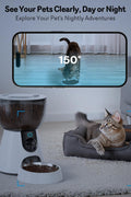 Automatic Cat Feeder with 2K Camera – 4L Smart Pet Food Dispenser (5GHz WiFi, Night Vision) - with | Sold by Uncle Wiener's Wholesale