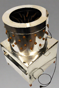 PM60 stainless steel automatic chicken plucker with top view

Inside of poultry plucker showing rubber fingers

PM80 large-capacity chicken plucker with waterproof housing

Stainless steel feather remover for farm use

Control box and motor housing on automatic chicken plucker