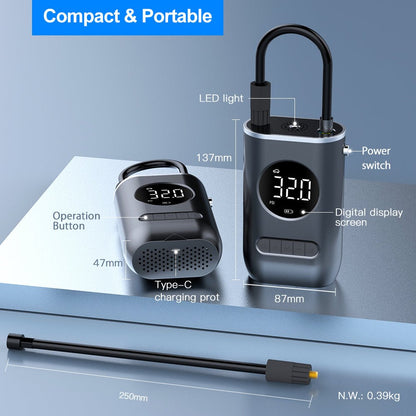 Automatic Rechargeable Electric Mini Digital Wireless Tire Pressure Gauge – Digital Air Monitor AMG30 - with | Sold by Uncle Wiener's Wholesale