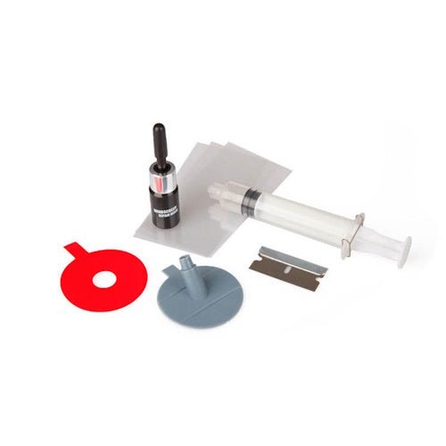 Automobile Windshield Glass Repair Kit with Resin, Pedestal, Adhesive Seal &amp; Curing Film WRK200730 - with | Sold by Uncle Wiener's Wholesale