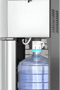 Avalon bottom load water dispenser with stainless steel finish – front view
3 temperature water dispenser – Avalon bottom load cooler with nightlight
Self-cleaning Avalon water dispenser – UL/Energy Star certified
Hot, cold, and room temperature Avalon dispenser – with child safety lock
