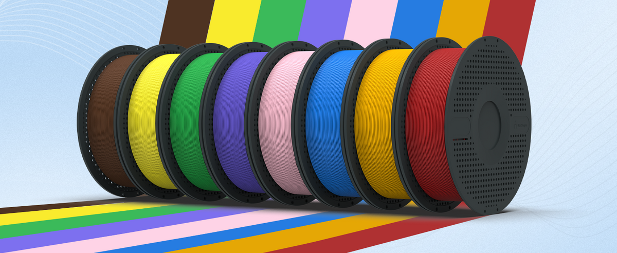Magforms PLA 3D Printer Filament 1.75mm – 1KG High-Speed Printing Filament with Reusable Spool, ±0.02mm Tolerance for FDM 3D Printers