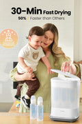 Baby Bottle Sterilizer, HAUTURE 6 - in - 1 Bottle Sterilizer and Dryer, Electric Steam Bottle Sanitizer for Baby stuffs, Baby Bottles & Breast Pump Accessories - with | Sold by Uncle Wiener's Wholesale