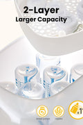 Baby Bottle Sterilizer, HAUTURE 6 - in - 1 Bottle Sterilizer and Dryer, Electric Steam Bottle Sanitizer for Baby stuffs, Baby Bottles & Breast Pump Accessories - with | Sold by Uncle Wiener's Wholesale