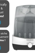 Baby Brezza 10 Minute Baby Bottle Sterilizer + Dryer - Superfast Electric Steam Sterilization - Universal Sterilizing for All Bottles, & Baby Product Parts & Accessories - with | Sold by Uncle Wiener's Wholesale