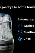 Baby Brezza Bottle Washer Pro - Baby Bottle Washer, Sterilizer + Dryer - All in One Machine Cleans Bottles, Pump Parts, & Sippy Cups - Replaces Hand Washing, Bottle Brushes and Drying Racks - with | Sold by Uncle Wiener's Wholesale