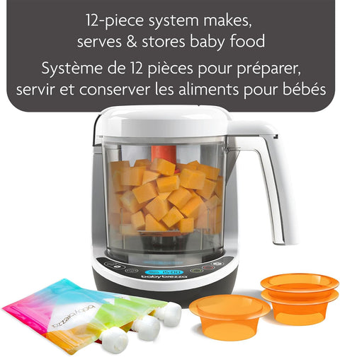 Baby Brezza BRZ00141 Baby food maker White - with | Sold by Uncle Wiener's Wholesale