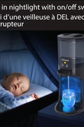 Baby Brezza Instant Warmer Advanced with LED Nightlight - Replaces Traditional Baby Bottle - Instantly Dispense Warm Water at Perfect Baby Bottle Temperature - 24/7, Black,1.0 Count - with | Sold by Uncle Wiener's Wholesale