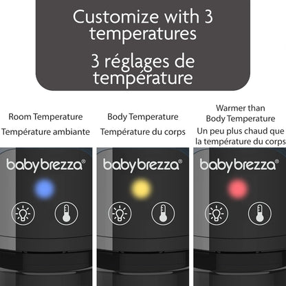 Baby Brezza Instant Warmer Advanced with LED Nightlight - Replaces Traditional Baby Bottle - Instantly Dispense Warm Water at Perfect Baby Bottle Temperature - 24/7, Black,1.0 Count - with | Sold by Uncle Wiener's Wholesale