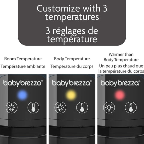 Baby Brezza Instant Warmer Advanced with LED Nightlight - Replaces Traditional Baby Bottle - Instantly Dispense Warm Water at Perfect Baby Bottle Temperature - 24/7, Black,1.0 Count - with | Sold by Uncle Wiener's Wholesale
