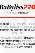 BaBylissPRO Ceramix Xtreme Dual Voltage Ceramic Curling Iron with Far Infrared Heat up to 430°F and Negative Ions, Spring Handle,used,good condition - with | Sold by Uncle Wiener's Wholesale