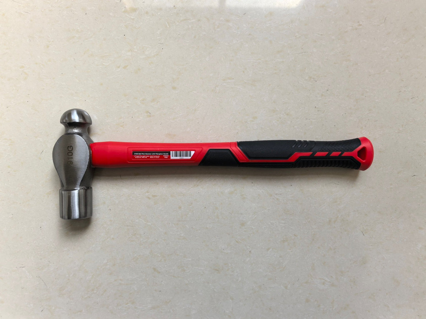 Ball Pein Hammer Fiberglass Handle 1lb 1.5lb 2lb Forged Steel KS4553 - with 910g / 2 lb Ball Pein Hammer | Sold by Uncle Wiener's Wholesale