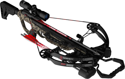 Barnett Explorer XP385 Veil Camo Hunting Crossbow - Fast, Lightweight, Compact, Premium Crossbow with Adjustable Buttstock, Triggertech Trigger, Rope Hold Groove, Side Mount Quiver - with | Sold by Uncle Wiener's Wholesale