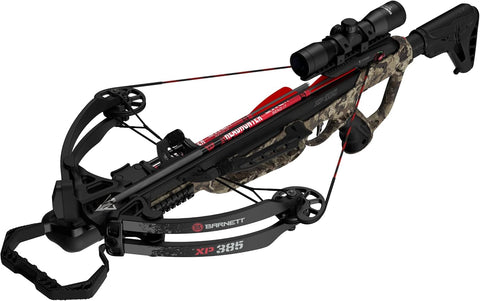 Barnett Explorer XP385 Veil Camo Hunting Crossbow - Fast, Lightweight, Compact, Premium Crossbow with Adjustable Buttstock, Triggertech Trigger, Rope Hold Groove, Side Mount Quiver - with | Sold by Uncle Wiener's Wholesale