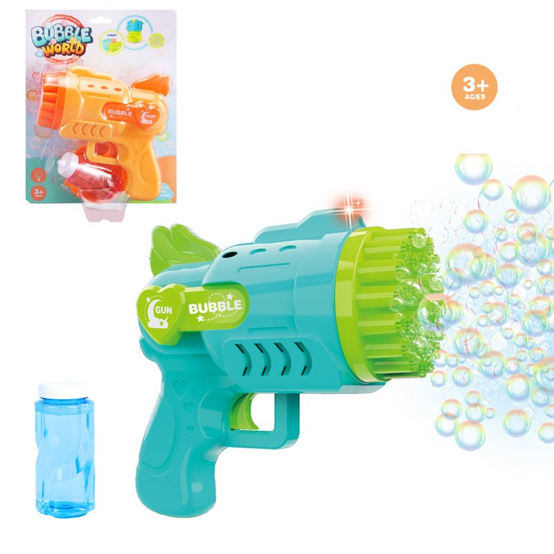 Battery Operated Bubble Gun with LED Light – PPD2140A - with | Sold by Uncle Wiener's Wholesale