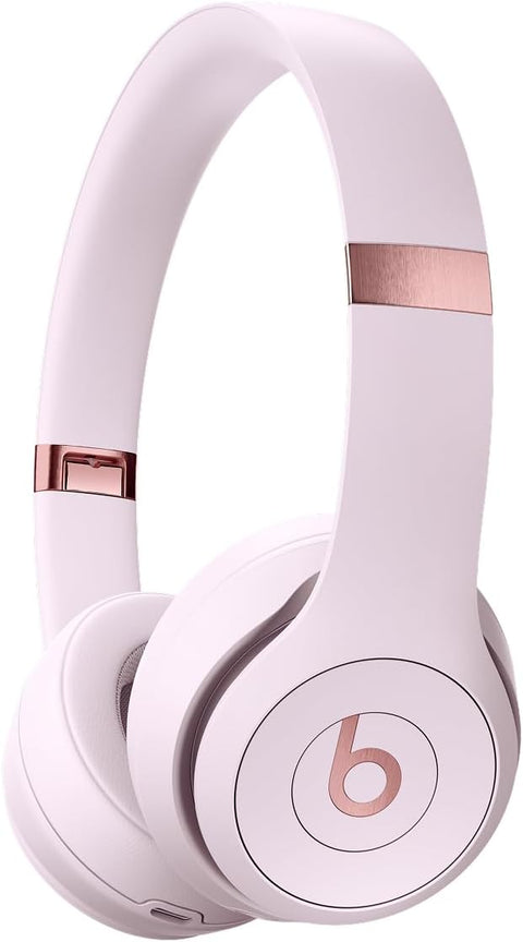 Beats Solo 4 - Wireless Bluetooth On - Ear Headphones, Apple & Android Compatible, Up to 50 Hours of Battery Life - Cloud Pink - with | Sold by Uncle Wiener's Wholesale