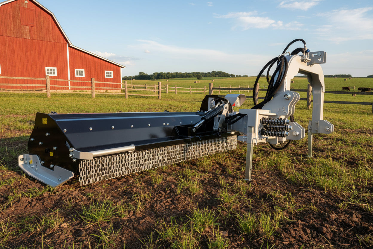BEPS Heavy Duty Verge Flail Mower – Hydraulic Side Shift for Tractors 63″–94″ - with 63" Cutting Width | Sold by Uncle Wiener's Wholesale