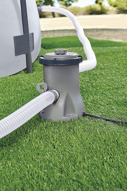 Bestway Flowclear Pool Pump – Powerful & Efficient Filtration System (Gray) 58511 - with | Sold by Uncle Wiener's Wholesale